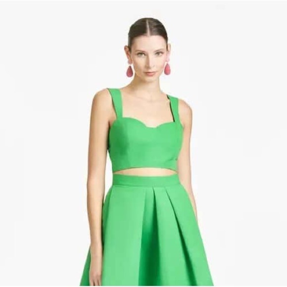 SACHIN + BABI Darcy Top In Kelly Green - Picture 2 of 6